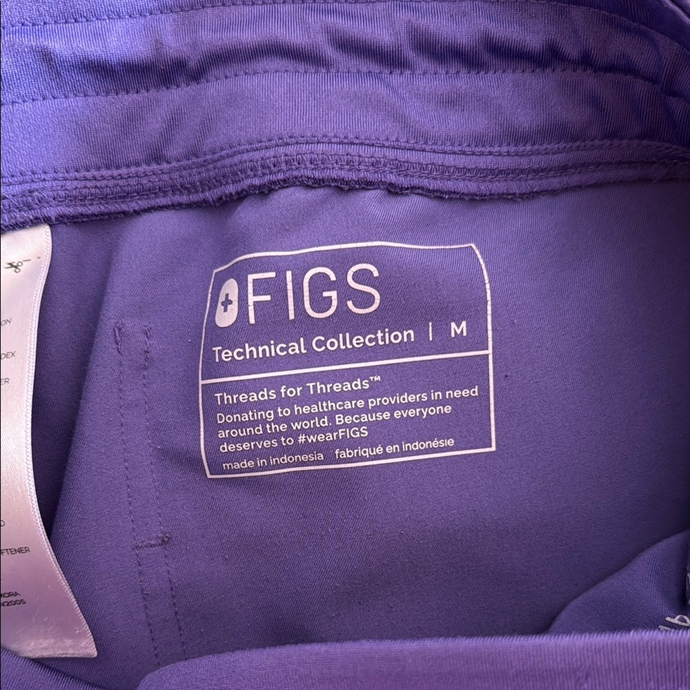 Figs Purple Zamora joggers